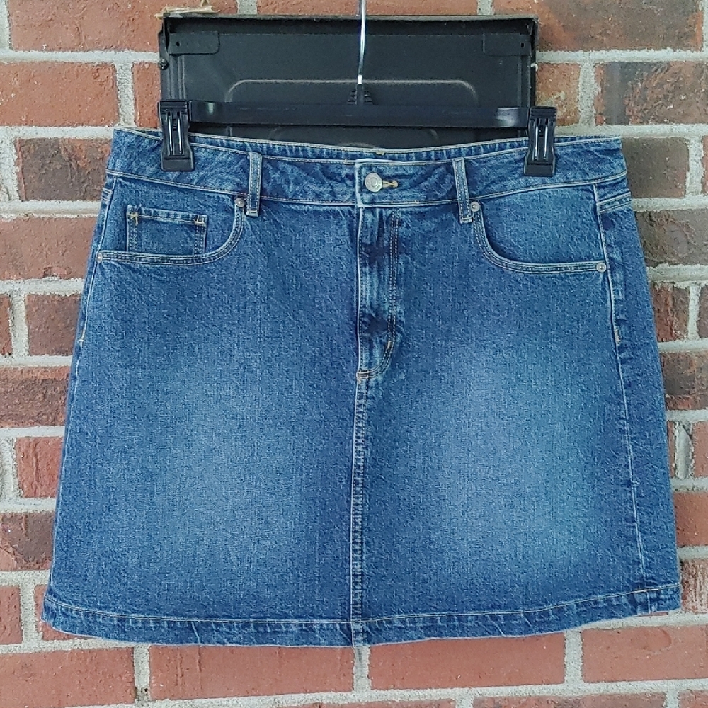 Loft Classic 5 Pocket Denim Skirt Size 14